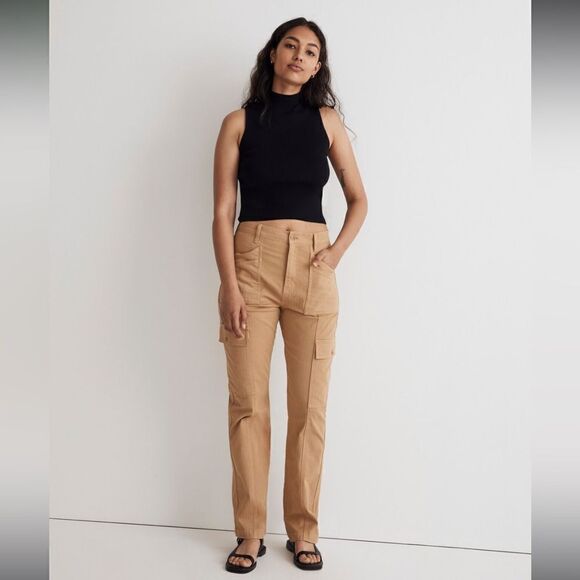 Madewell The Curvy Garment-Dyed '90s Straight Cargo Pant - Picture 1 of 9